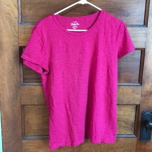 J Crew pink tee